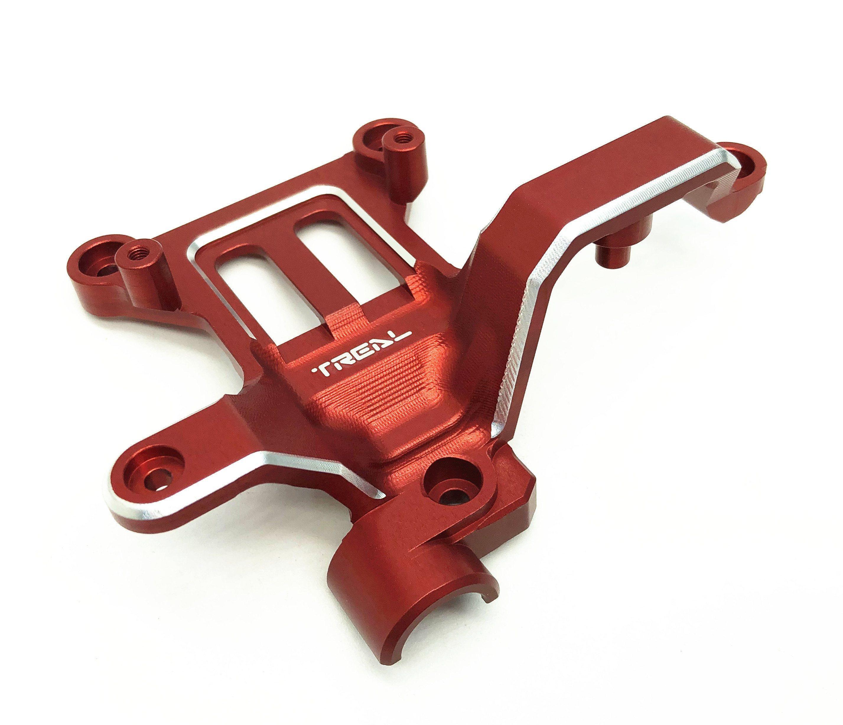 Treal Aluminum 7075 Steering Bellcrank Support for Traxxas X-Maxx (Red) ...