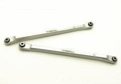 Treal Ryft Front Upper Links CNC Machined Aluminum 7075 for Axial RBX10 (Silver) ...