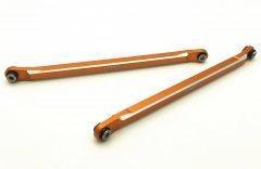 Treal Aluminum 7075 Front Lower Link Bars (2) pcs for Axial RBX10 Ryft (Orange) ...