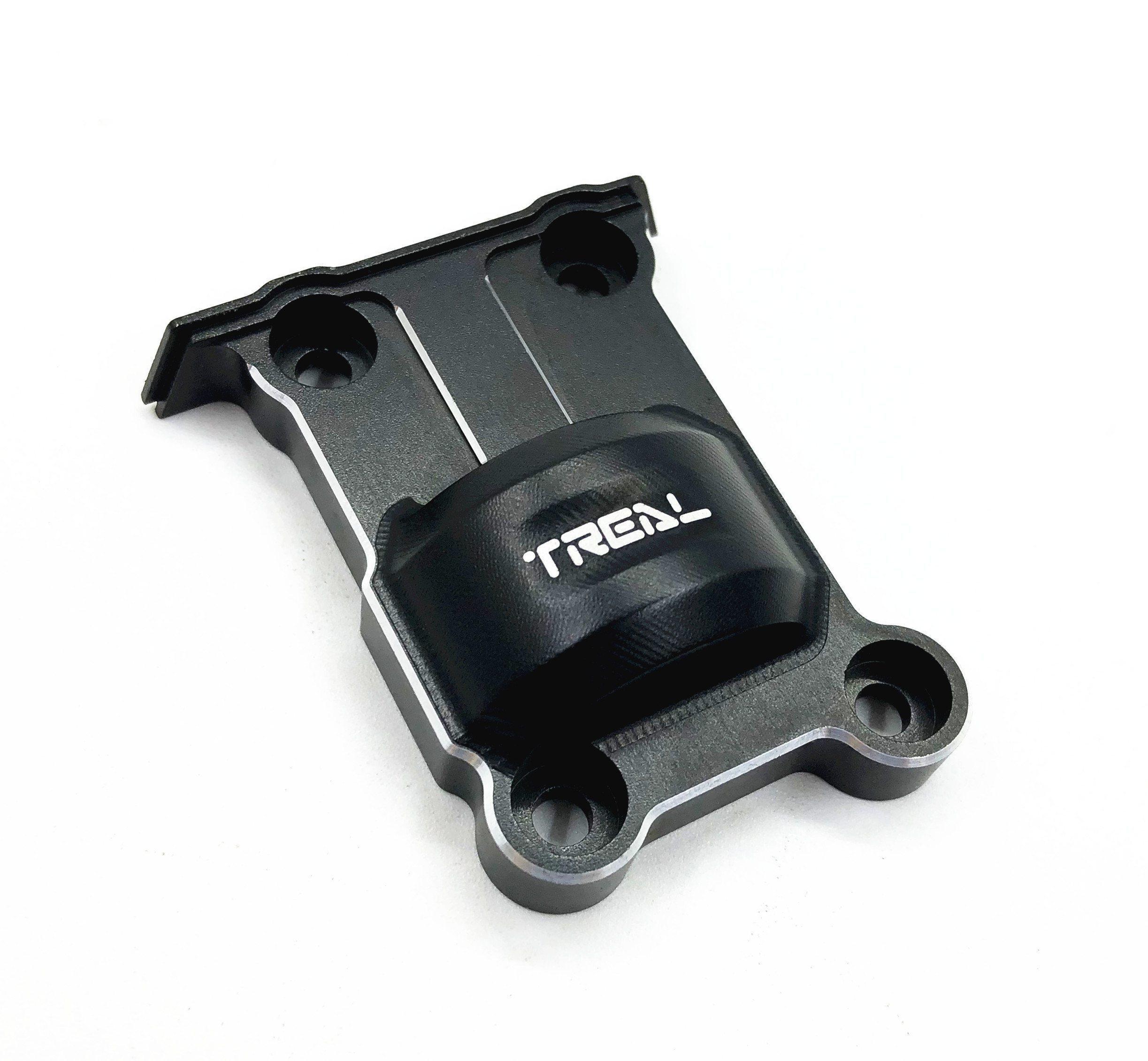 Treal Aluminum 7075 CNC Billet Machined Rear Lower Gear Cover for X-MAXX (Black) ...