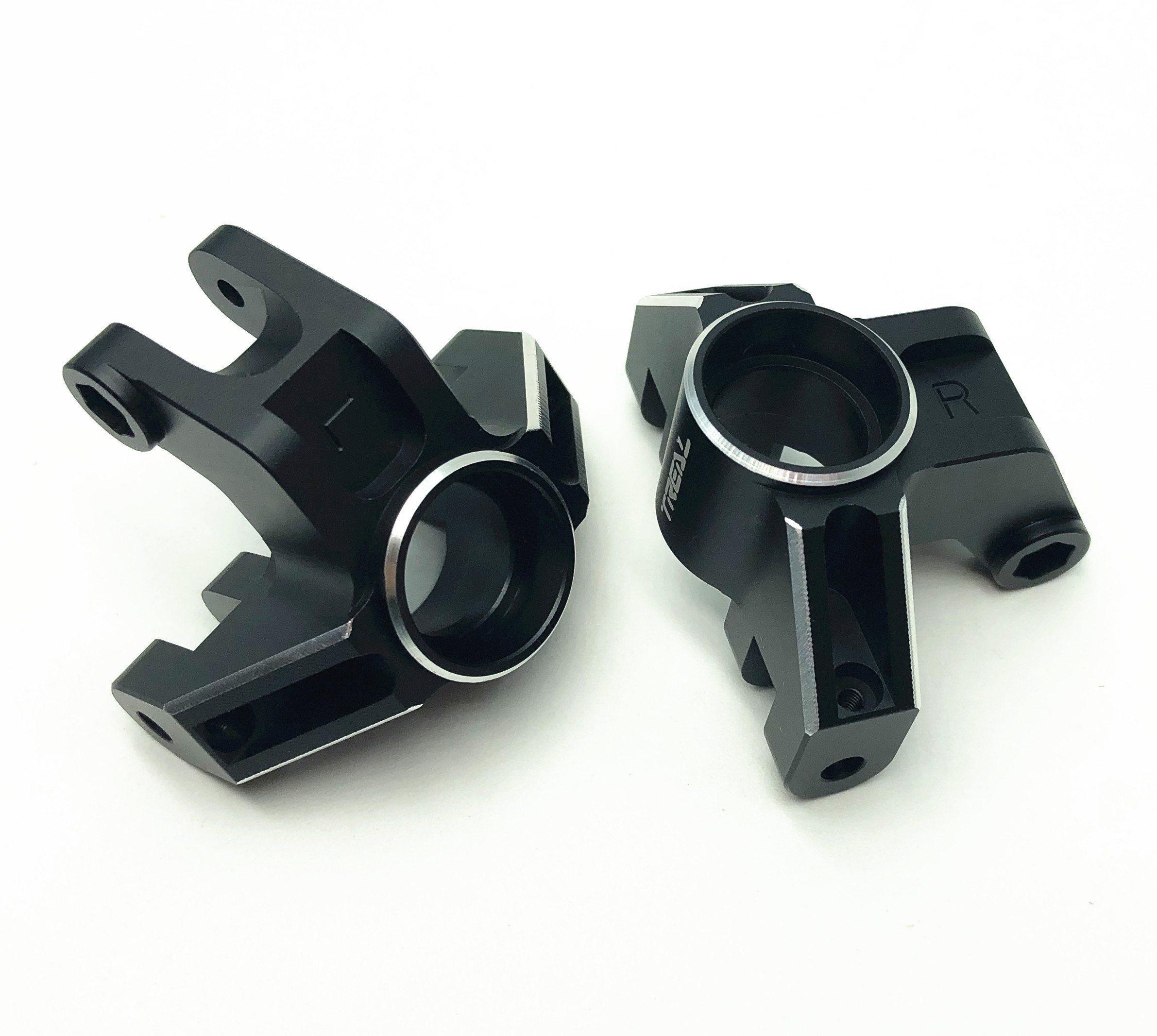 Treal Aluminum 7075 Front Steering Knuckels for Losi LMT (Black) ...