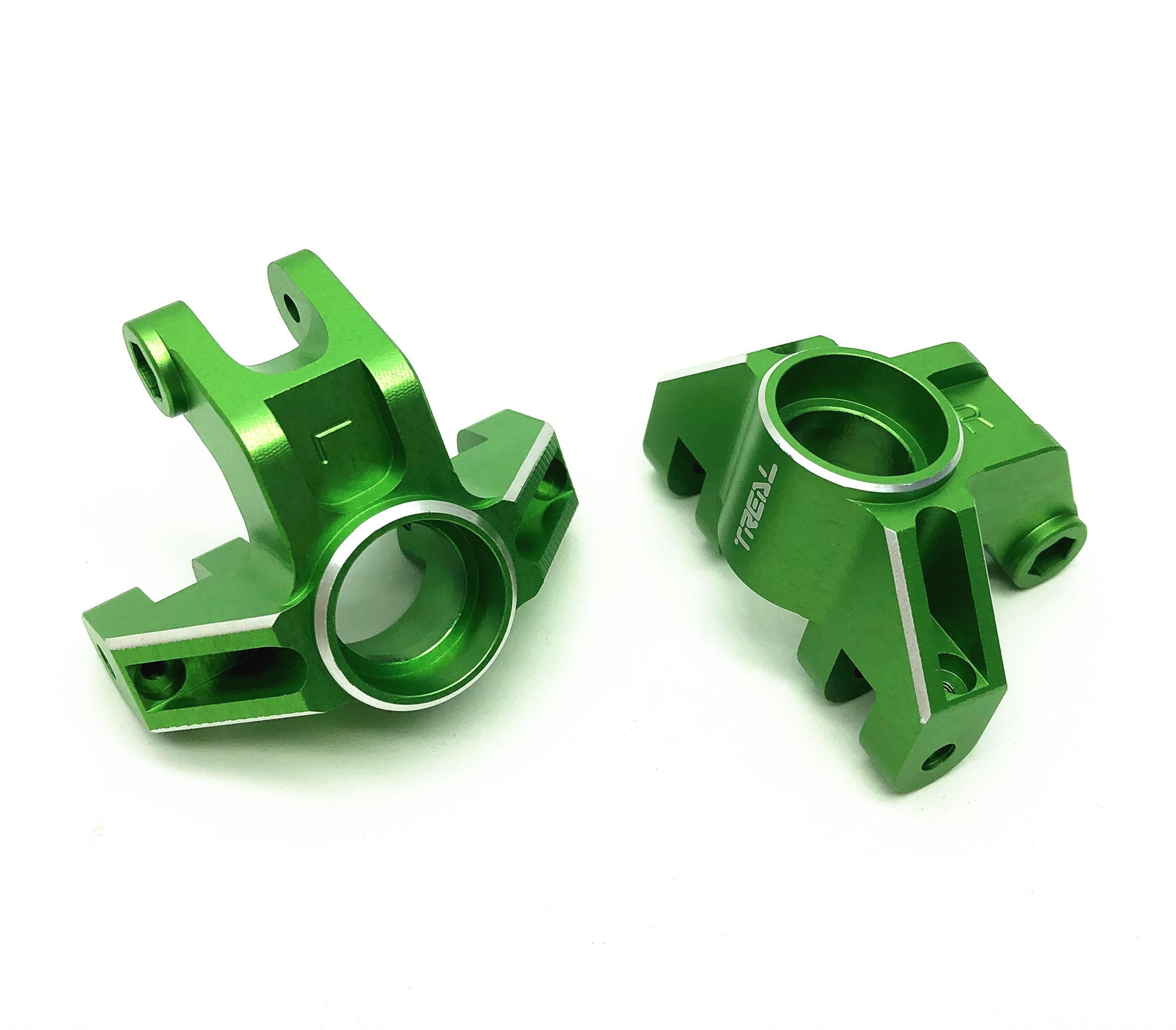 Treal Aluminum 7075 Front Steering Knuckels for Losi LMT (Green) ...