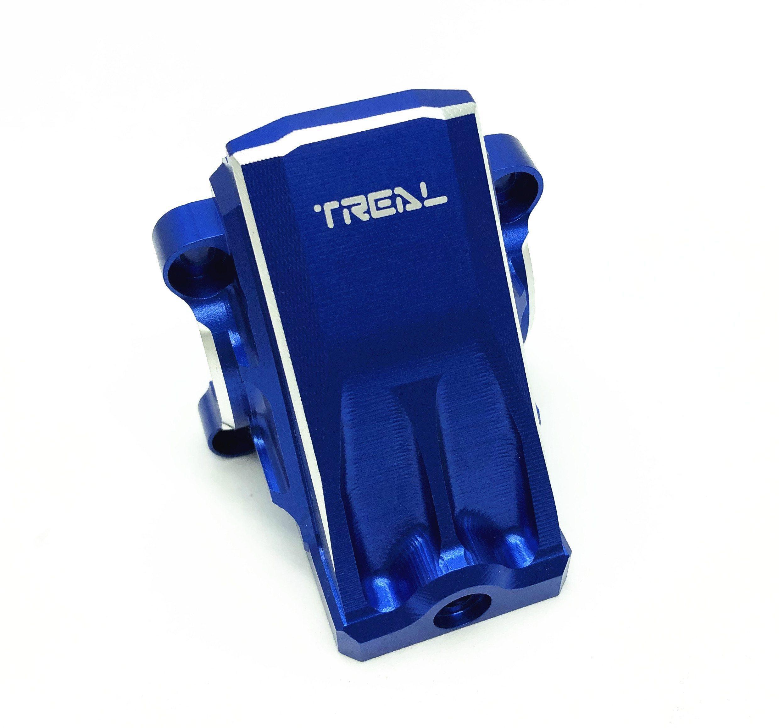 Treal Aluminum 7075 Differential Housing Cover Front and Rear for 1:5 X-MAXX (Blue) ...