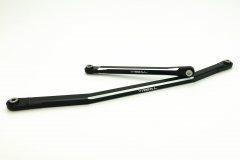 Treal Aluminum 7075 Steering Link Upgrade Parts for Axial RBX10 Ryft (Black) ...