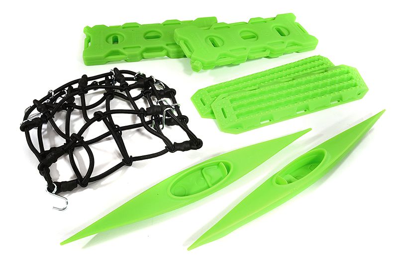 Realistic Model 1/10 Scale Accessories Set for Off-Road Crawler C29439GREENBLACK