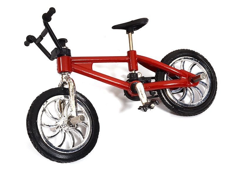 Realistic Model Size 98x45x66mm Bicycle for 1/10 Scale Crawler Truck C29398RED