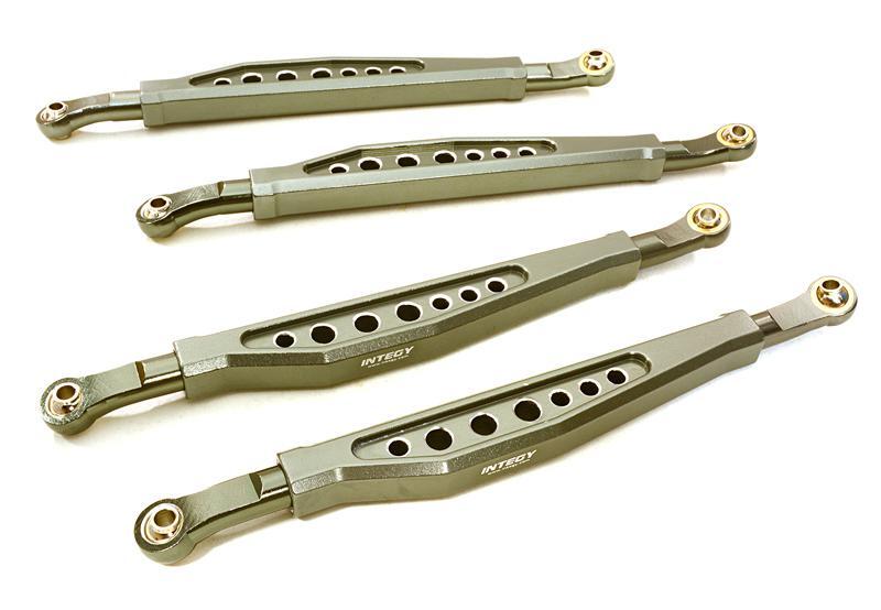 Billet Machined Lower Suspension Linkage Set 127mm for Axial 1/10 Wraith 2.2 C26986GUN