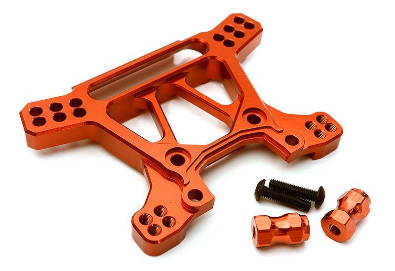 Billet Machined Alloy Front Shock Tower for Traxxas 1/10 Rustler 4X4 C28739RED