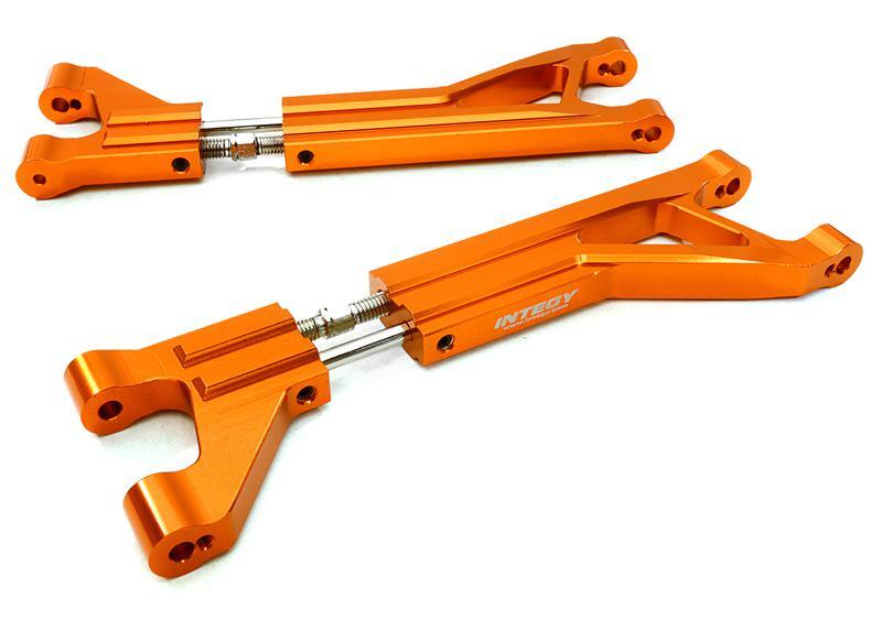 Billet Machined Adjustable Upper Suspension Arms (2) for Traxxas X-Maxx 4X4 C27093ORANGE