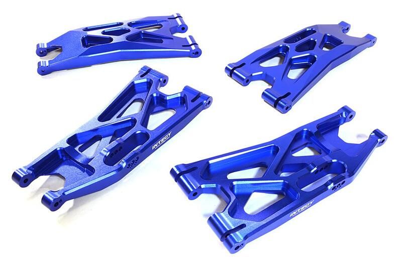 Billet Machined Lower Suspension Arms (4) for Traxxas X-Maxx 4X4 C27195BLUE