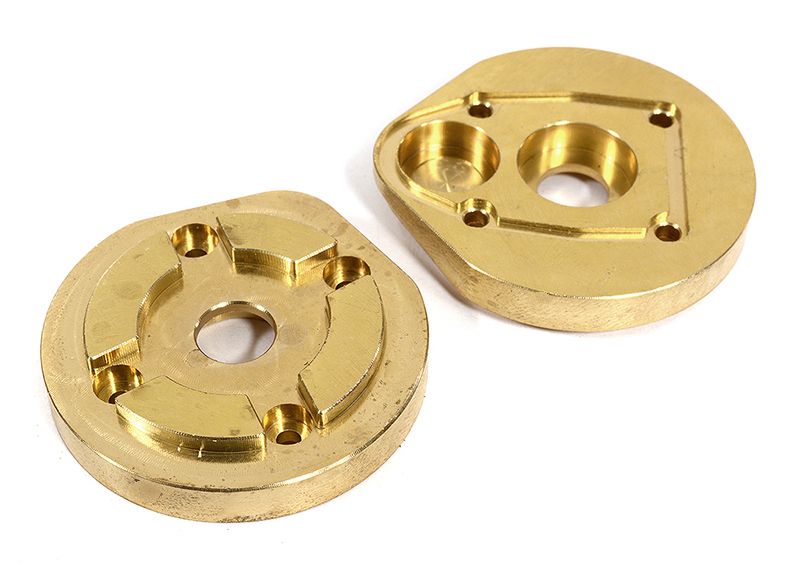 CNC Machined Brass 55g Each Portal Cover (2) for Axial 1/10 SCX10 III C29929