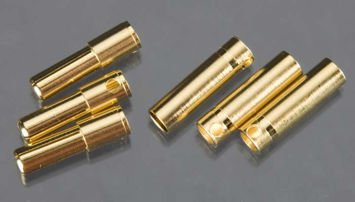 Castle Creations 4mm High Current Bullet Connector Set (3ea)