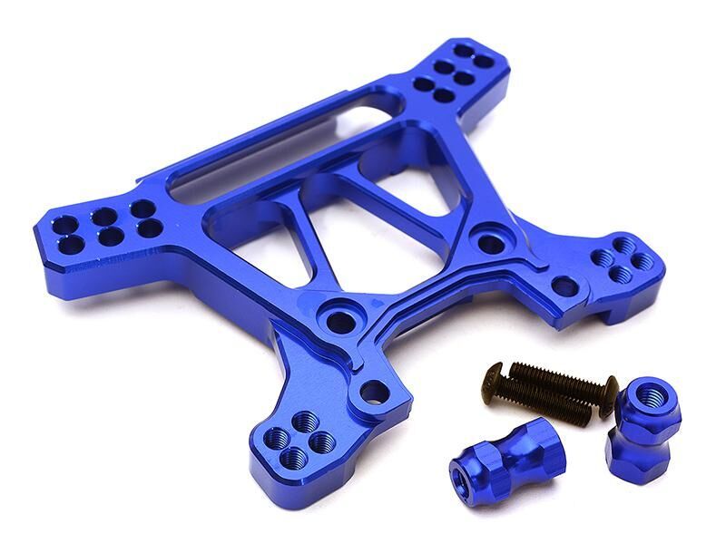 Billet Machined Alloy Front Shock Tower for Traxxas 1/10 Rustler 4X4 C28739BLUE