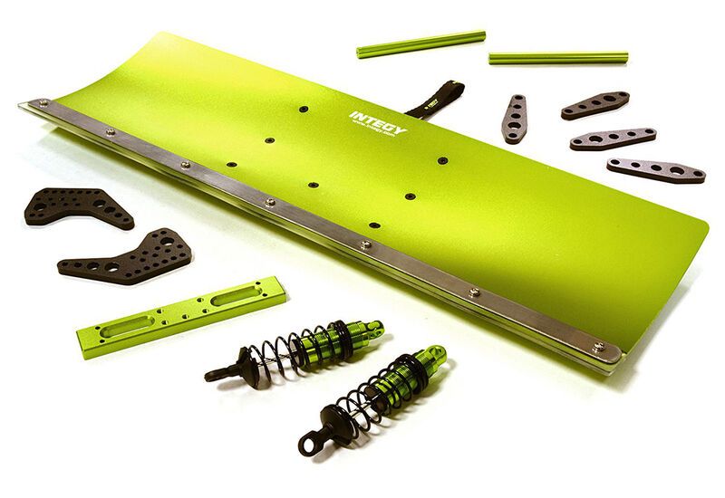 Alloy Machined Snowplow Kit for Traxxas 1/10 Maxx Truck 4S C29605GREEN