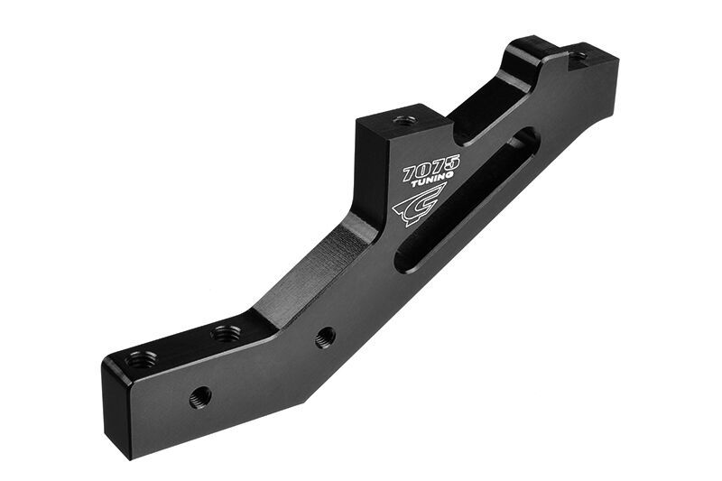 Hard Anodized Front Chassis Brace V2, Swiss Made 7075 T6 for Dementor, Shogun, Kronos, Python - 1pc (COR00180-387-2)