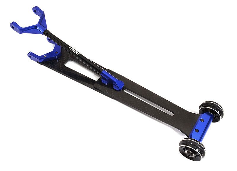 Machined Alloy & Composite Wheelie Bar for Associated DR10 Drag Race Car RTR C30172BLUE