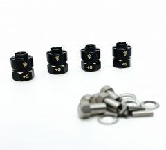 Treal Brass Extended Hex Wheel Hubs for SCX24 Upgrades +5mm ...