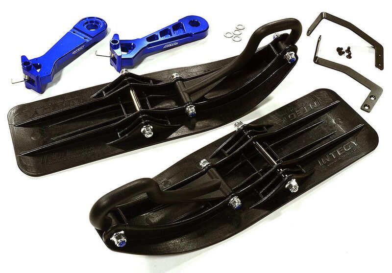 Front Sled Ski Attachment Set for Traxxas X-Maxx (for RWD Operation) C28550BLUE