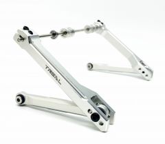 Treal Aluminum 7075 Rear Torsional Sway Bar Set for RBX10 Ryft (Silver) ...