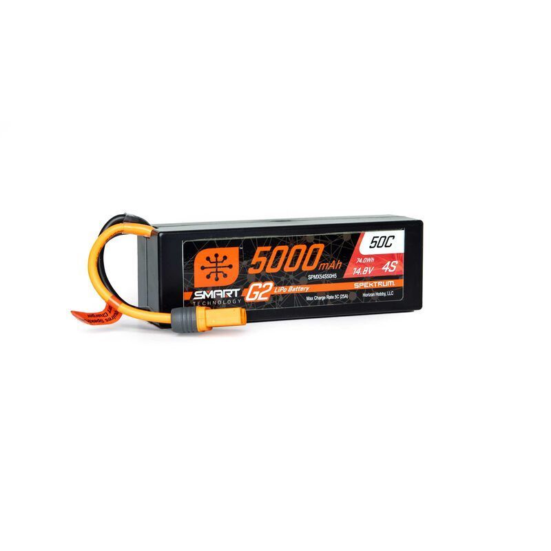 5000mAh 4S 14.8V Smart G2 50C;