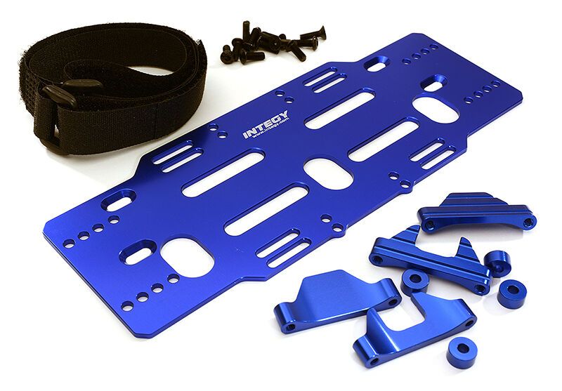 Adjustable Battery Mounting Plate w/ Straps for Arrma Kraton/Senton(6S BLX Only) C28820BLUE