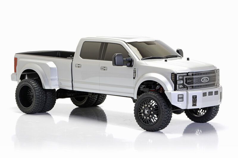Ford F450 1/10 4WD Solid Axle RTR Truck - Silver Mercury