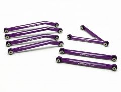 Treal Aluminum 7075 High Clearance Links Set (4P) for SCX24 C-10 Jeep (Purple) ...