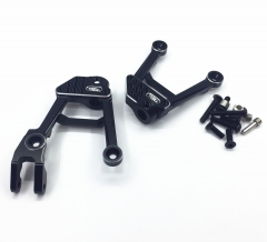Treal Alloy Front Shock Tower for Axial 1/10 SCX10 II (Black)