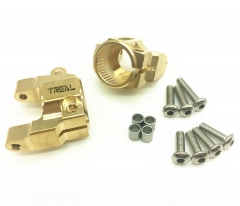 Treal SCX10 II Brass C Hubs-Gold