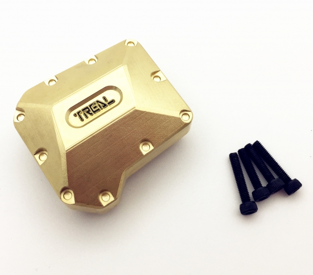 Treal TRX6 Brass Diff Cover Gold