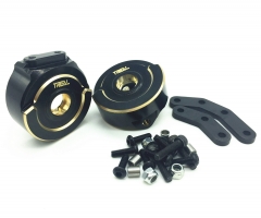 Treal Enduro Brass Front Steering Blocks - Black
