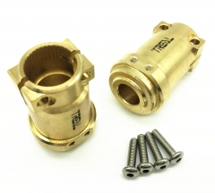 Treal SCX10 II Brass rear lock out gold