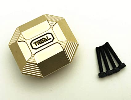Treal Enduro Brass Diff Cover-Gold