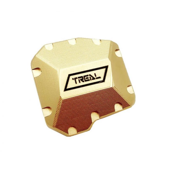 Treal SCX10 III Diff Cover-Gold