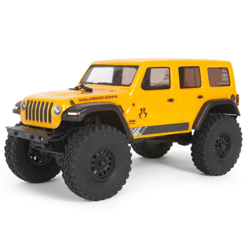 SCX24 2019 Jeep Wrangler JLU CRC 1/24 4WD RTR Yel