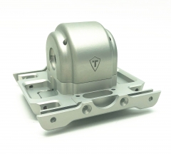 Treal Aluminum 7075 Gearbox Housing Set with Covers for LMT Monster (Silver) ...