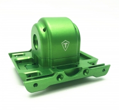 Treal Aluminum 7075 Gearbox Housing Set with Covers for LMT Monster (Green) ...