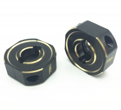 Treal Brass Heavy Duty Counterweight Rear Axle Balance Weights (2) for Element Enduro RC Black