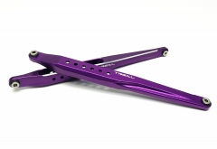 Treal Aluminum 7075 CNC Machined Rear Trailing Arms(2) for Axial 1/10 RBX10 Ryft (Purple)