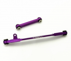 Treal Aluminum 7075 Steering Links Set for Axial SCX24 1/24 Scale-V2(Purple) ...