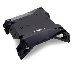 TREAL Ryft Chassis Skid Plate Aluminum 7075 CNC Machined, Center Skid Board for Axial Ryft RBX10 BLACK