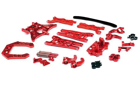 Evolution Upgrade Conversion Kit for Traxxas Rustler 2WD (Electric Version) - Red