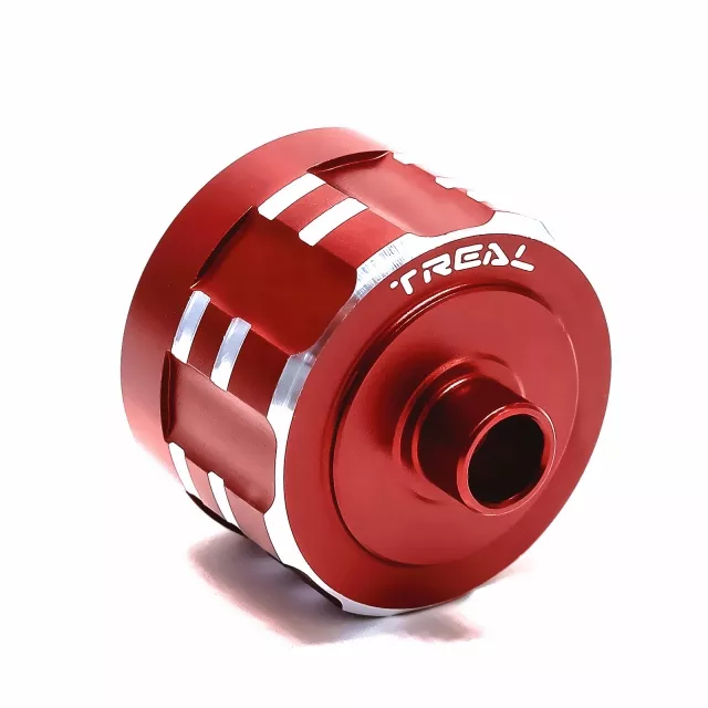 TREAL Aluminum 7075 Diff Case Differential Carrier 29mm for Arrma 1:8 KRATON 6S EXTREME BASH (EXB) - Red