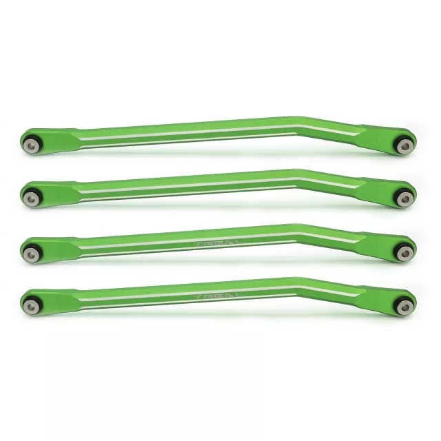 TREAL SCX6 High Clearance Link Set (4) Alu# 7075 Lower Links for Axial SCX-6 - Green