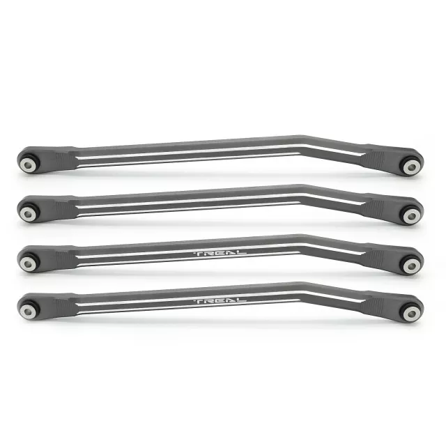 TREAL SCX6 High Clearance Link Set (4) Alu# 7075 Lower Links for Axial SCX-6 - Titanium
