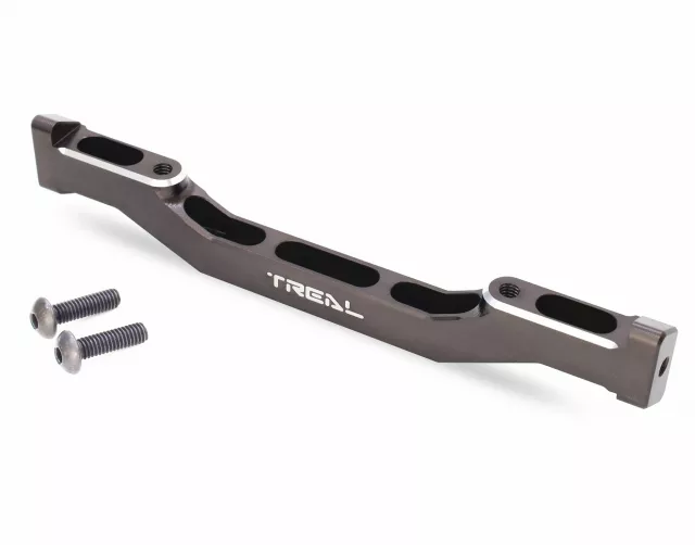 TREAL Aluminum 7075 SCX6 Middle Chassis Brace Central Lower Chassis Frame for Axial SCX6 Upgrades 1/6 Jeep Rock Crawler - Titanium