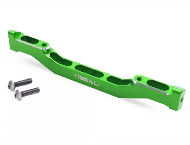 TREAL Aluminum 7075 SCX6 Middle Chassis Brace Central Lower Chassis Frame for Axial SCX6 Upgrades 1/6 Jeep Rock Crawler - Green