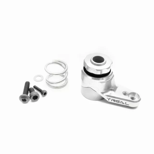 Treal Ryft Servo Saver Set 23T Aluminum 7075 for Axial RBX10 Ryft 1/10th RC Truck - Silver