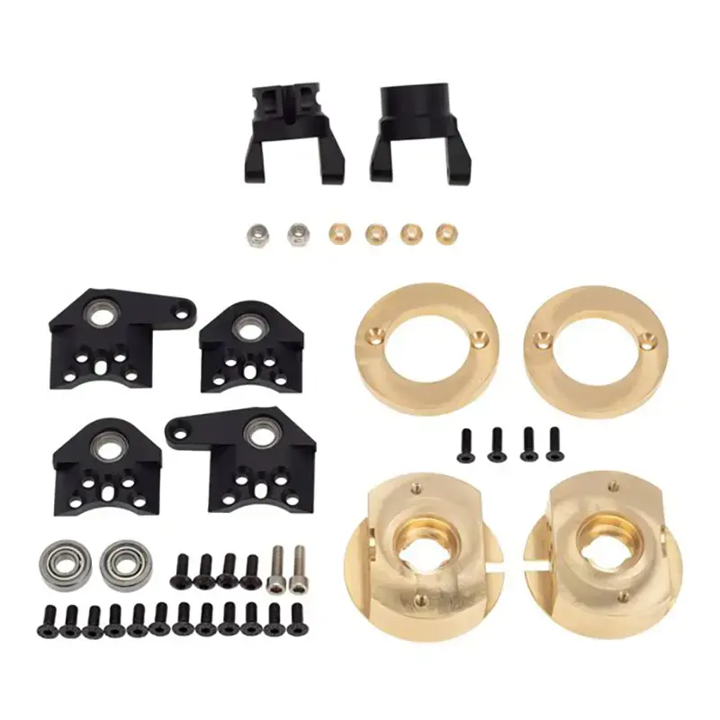 Alloy Caster & Steering Blocks w/ Weight Added 146g Each for Wraith 2.2 & RR10