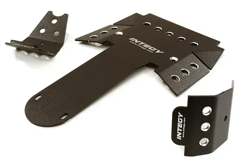 Aluminum Alloy Skid Plate Set for Axial 1/10 RR10 Bomber 4WD - Black